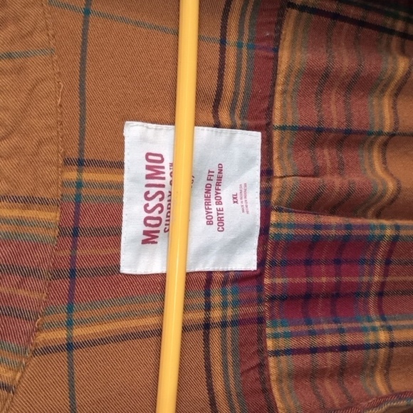 XXL - Mossimo - Mustard/Orange - Boyfriend Fit Flannel - Earth tones - Plaid - Picture 6 of 13
